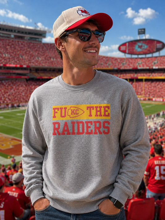 Kansas City Rivalry Football Sweatshirt | KC Game Day Graphic Sweatshirt