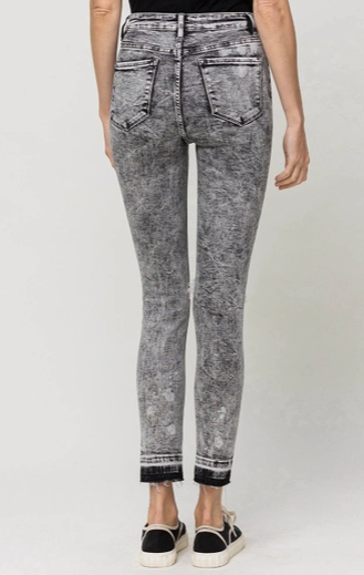 High Rise Ankle Skinny Jeans