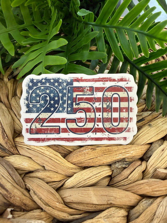 All-American 250 Celebration Sticker
