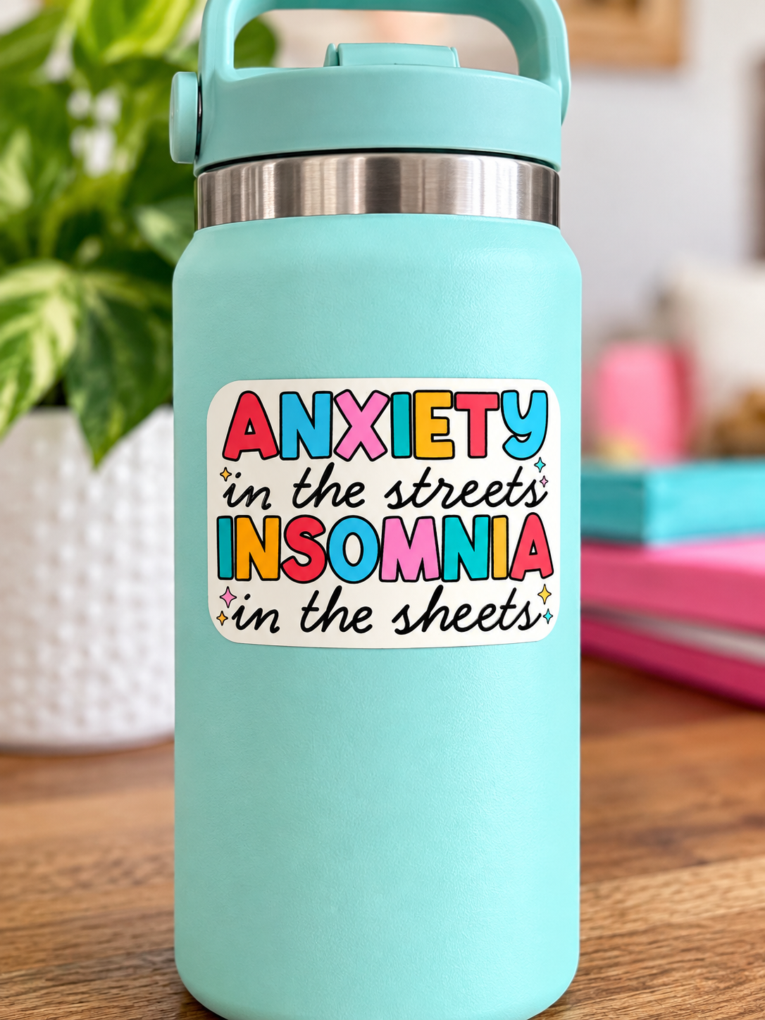 Anxiety in the Streets Sticker