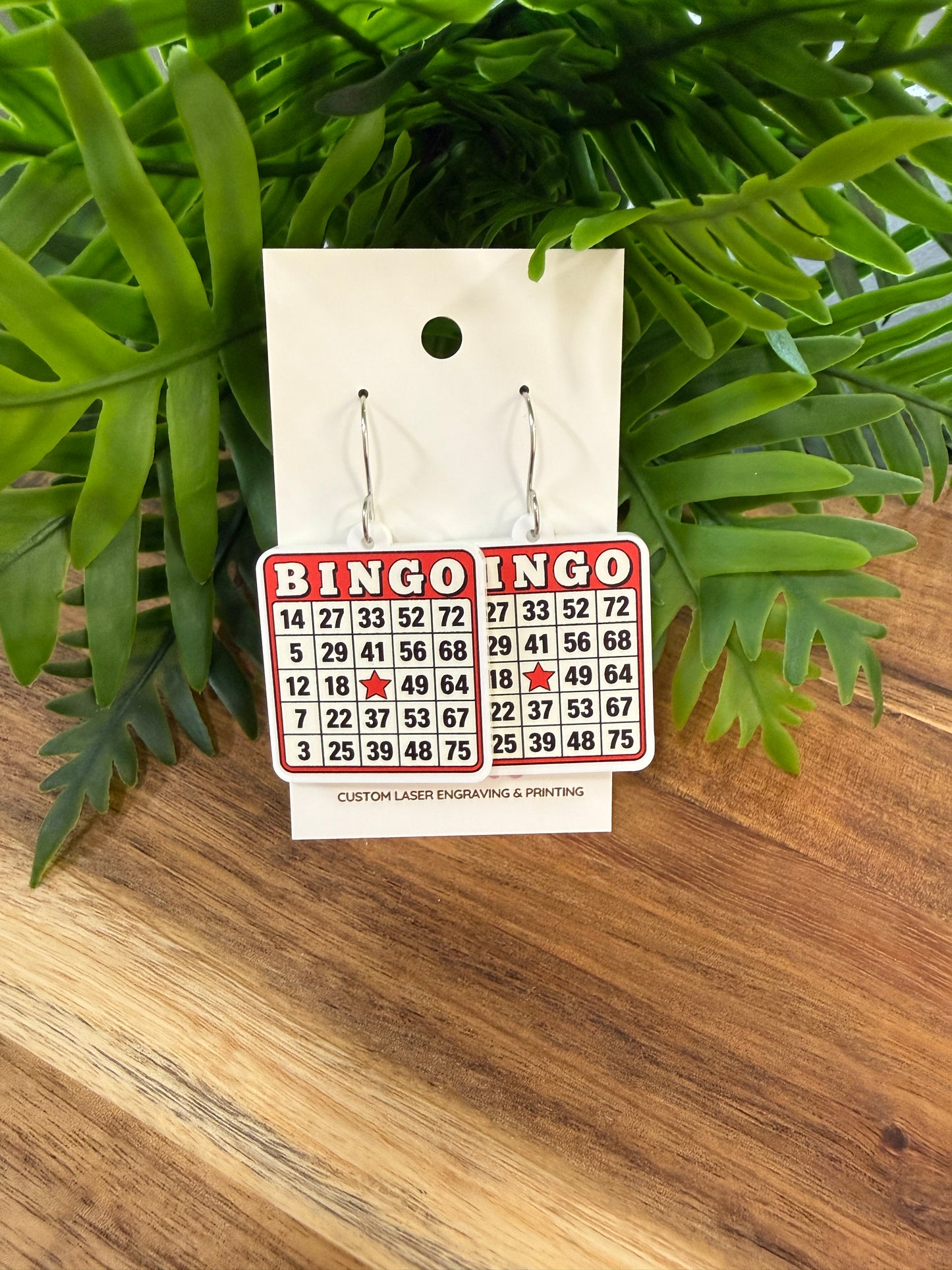 Bingo Card Earrings | Bingo Lover Earrings | Gift for Grandma