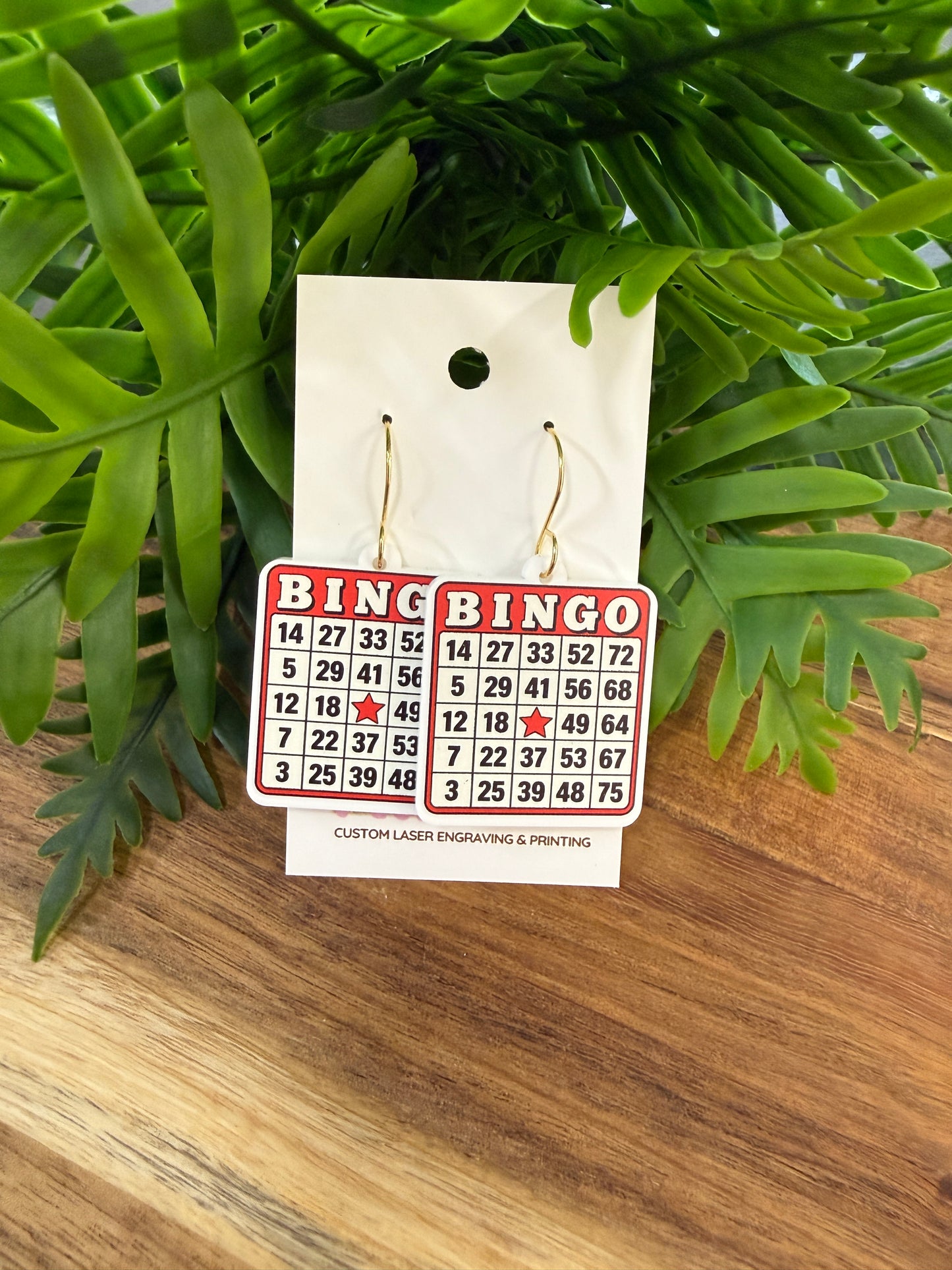 Bingo Card Earrings | Bingo Lover Earrings | Gift for Grandma