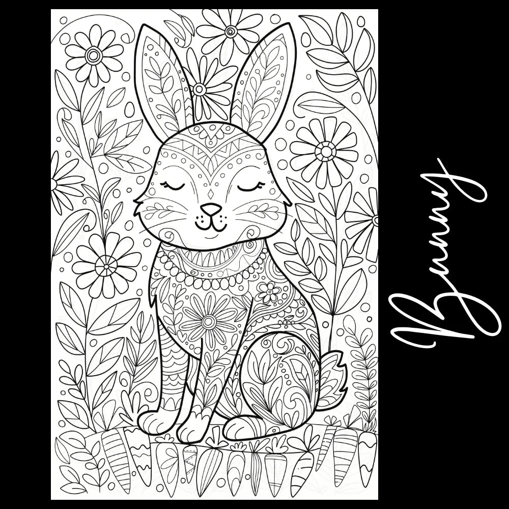 Bunny Coloring Page