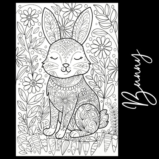 Bunny Coloring Page