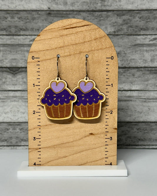 Cupcake Dangle Earrings