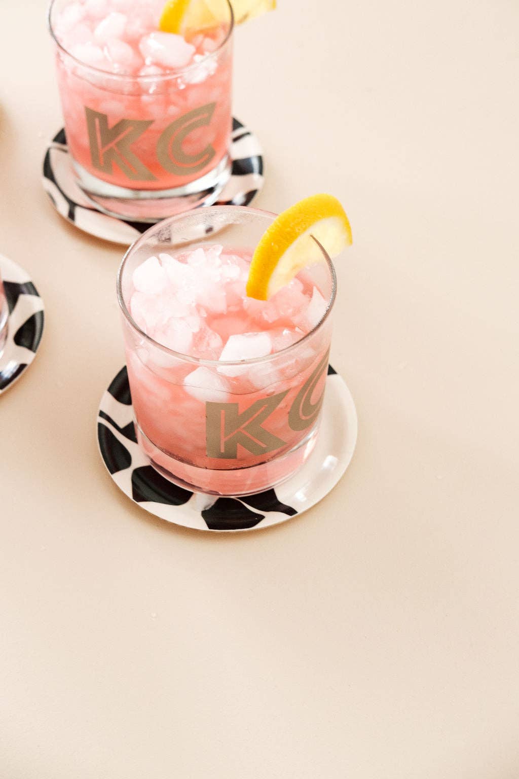 Gold KC Cocktail Glass