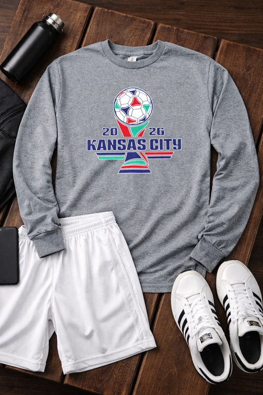 KC Host City Soccer Tee - Lightweight Long Sleeve Tee