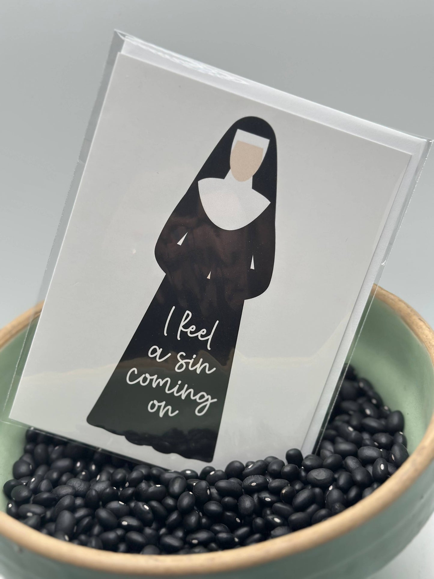 I Feel a Sin Coming On Greeting Card