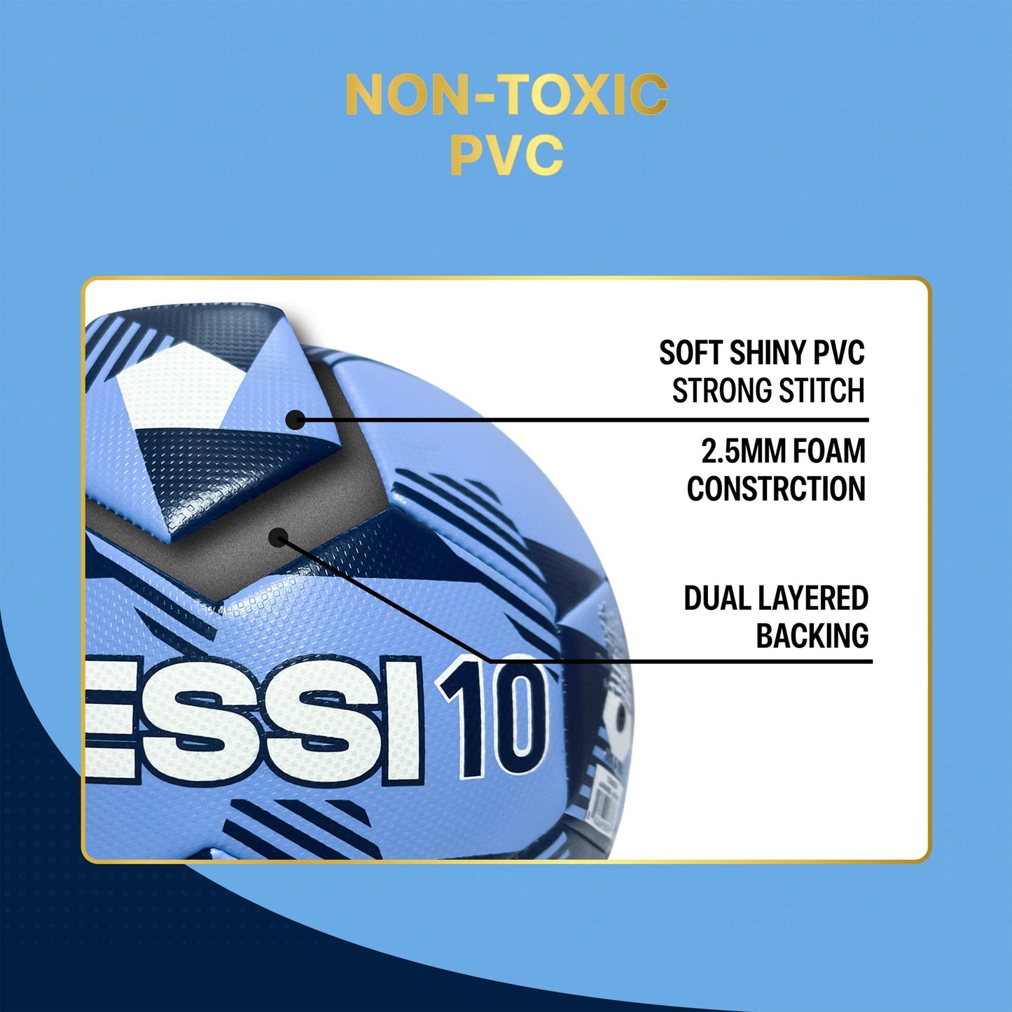 Argentina Lionel Messi Soccer Ball - AFA090BL