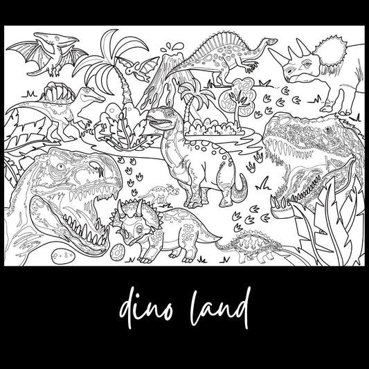Dino Coloring Page
