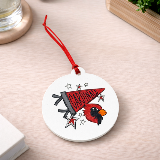 UV Printed Cardinals Pride Ornament