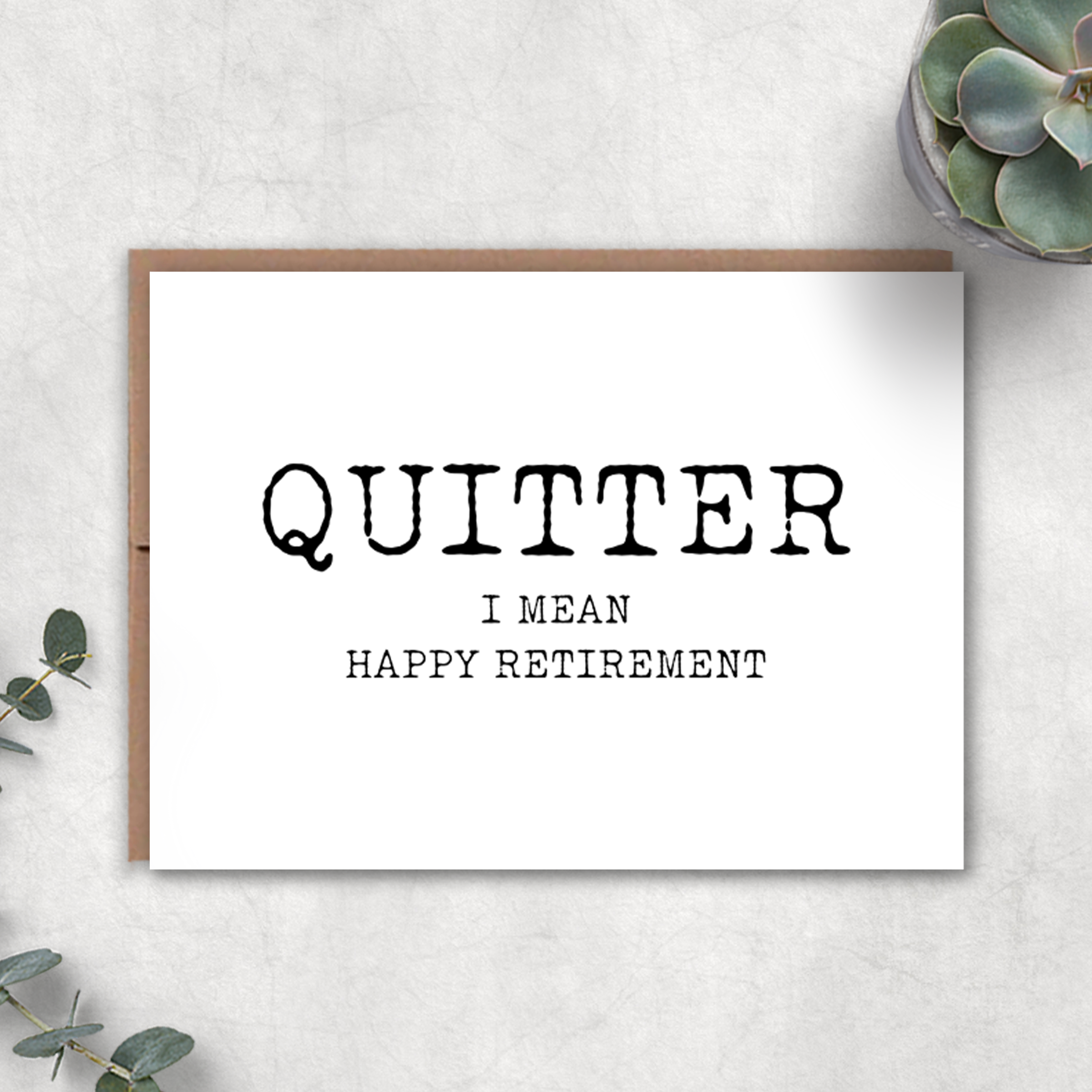 Retirement Card – Designed To Flaunt