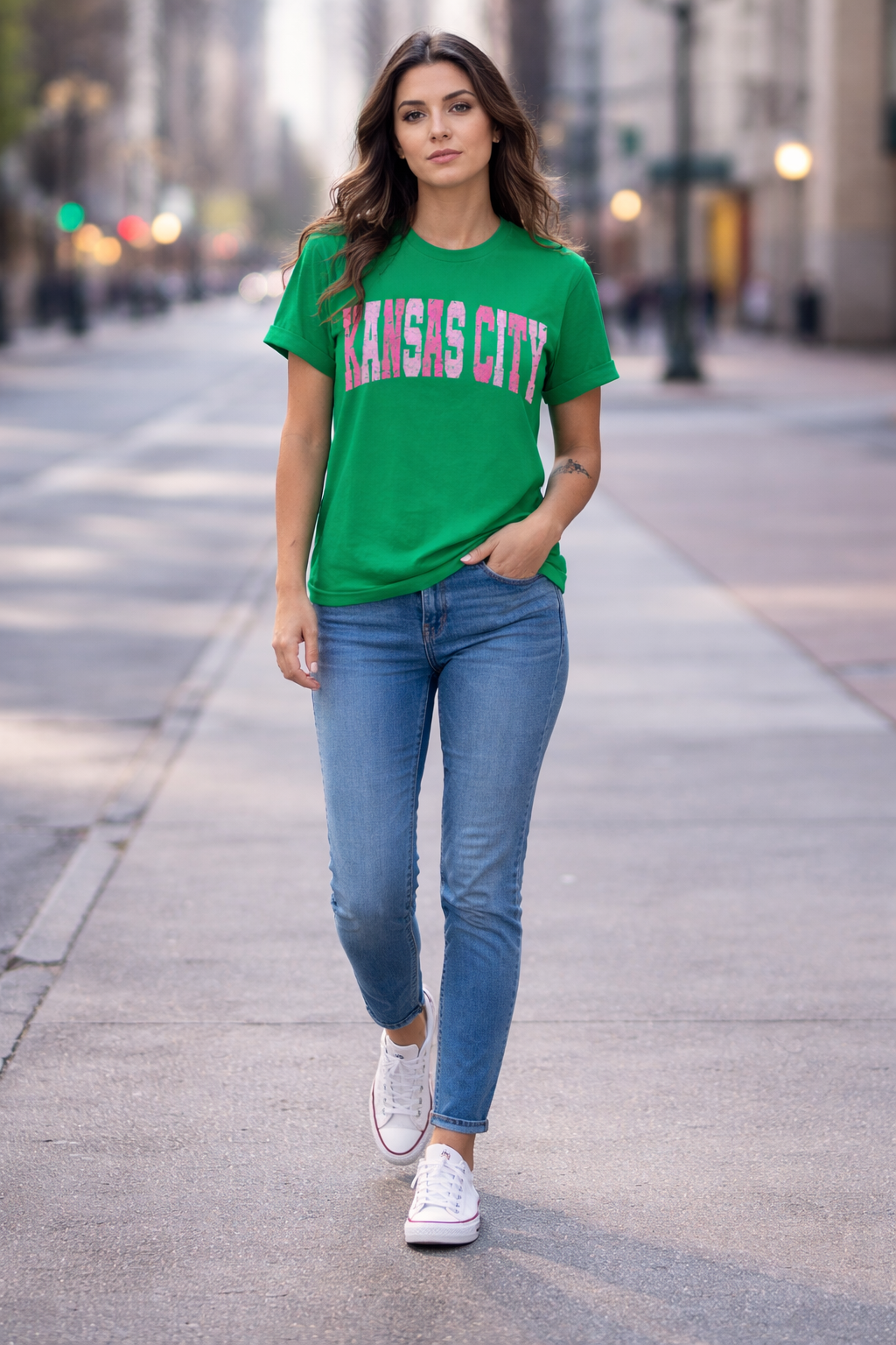 Kansas City Lucky in Love Tee