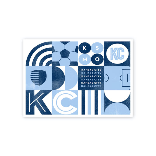 KC Grid - Soccer Postcard