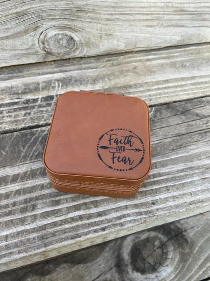 Faith Over Fear Jewelry Box