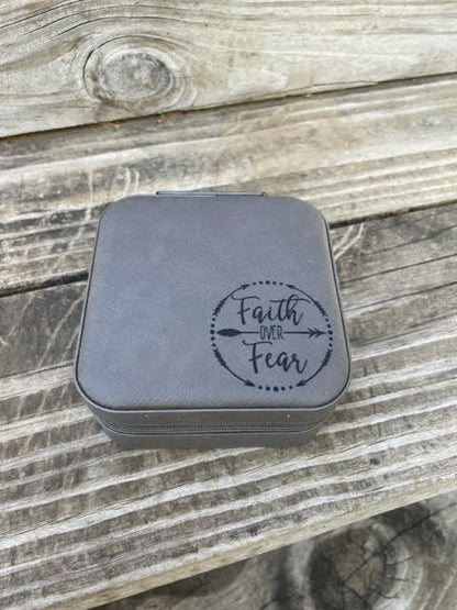 Faith Over Fear Jewelry Box