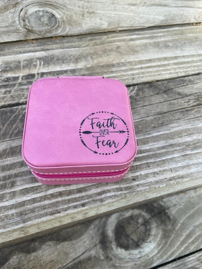 Faith Over Fear Jewelry Box