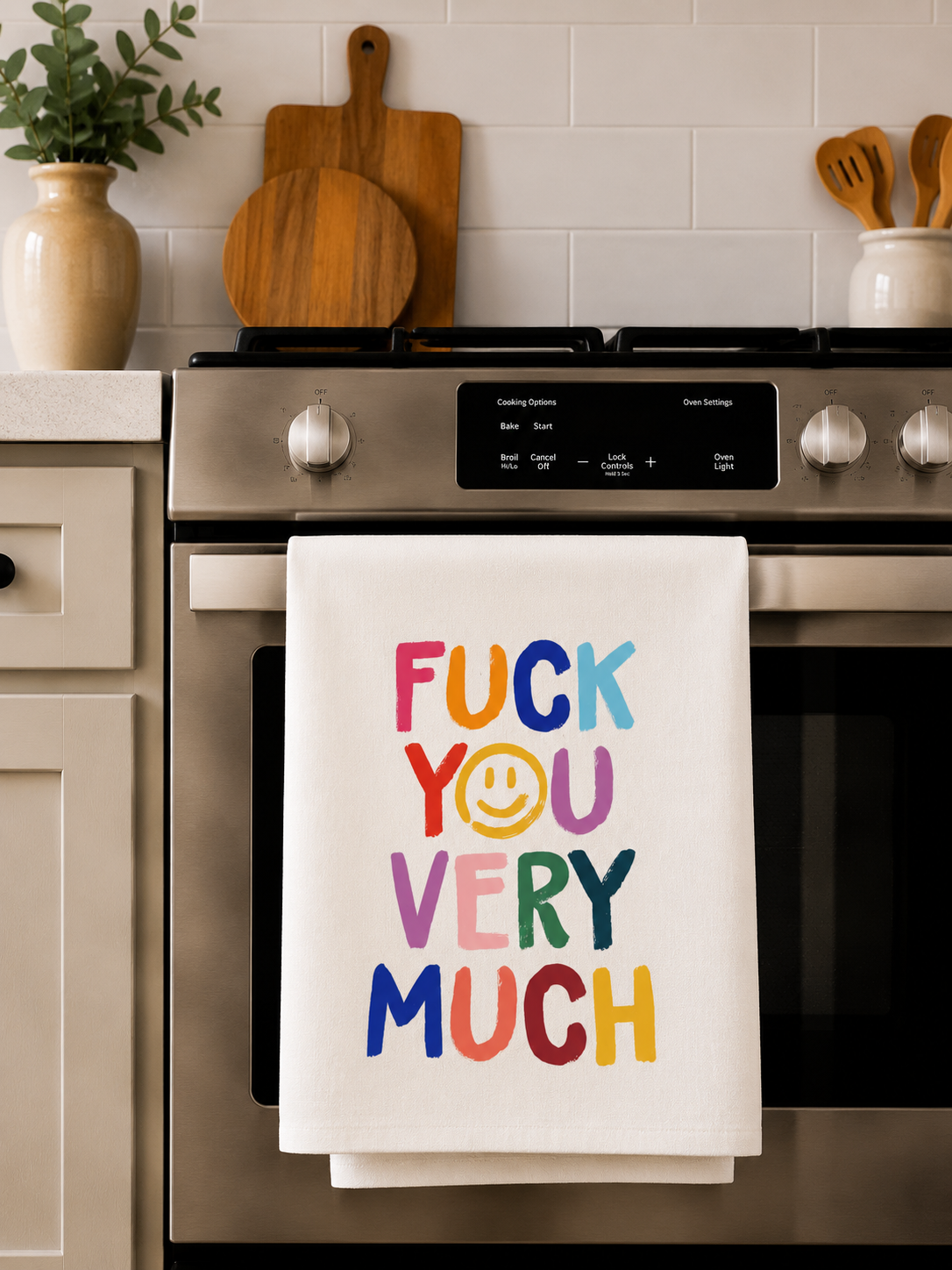 F You Very Much Tea Towel