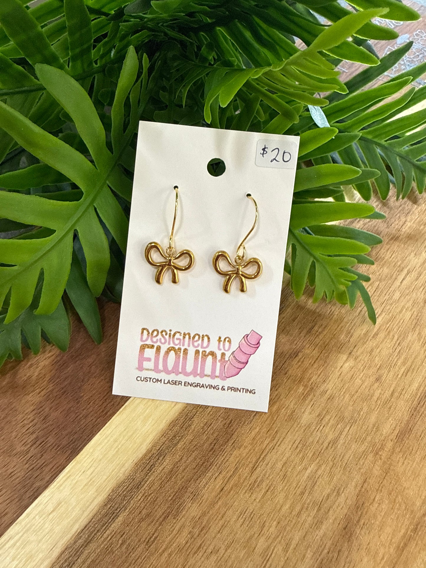 Looped Bow Earrings