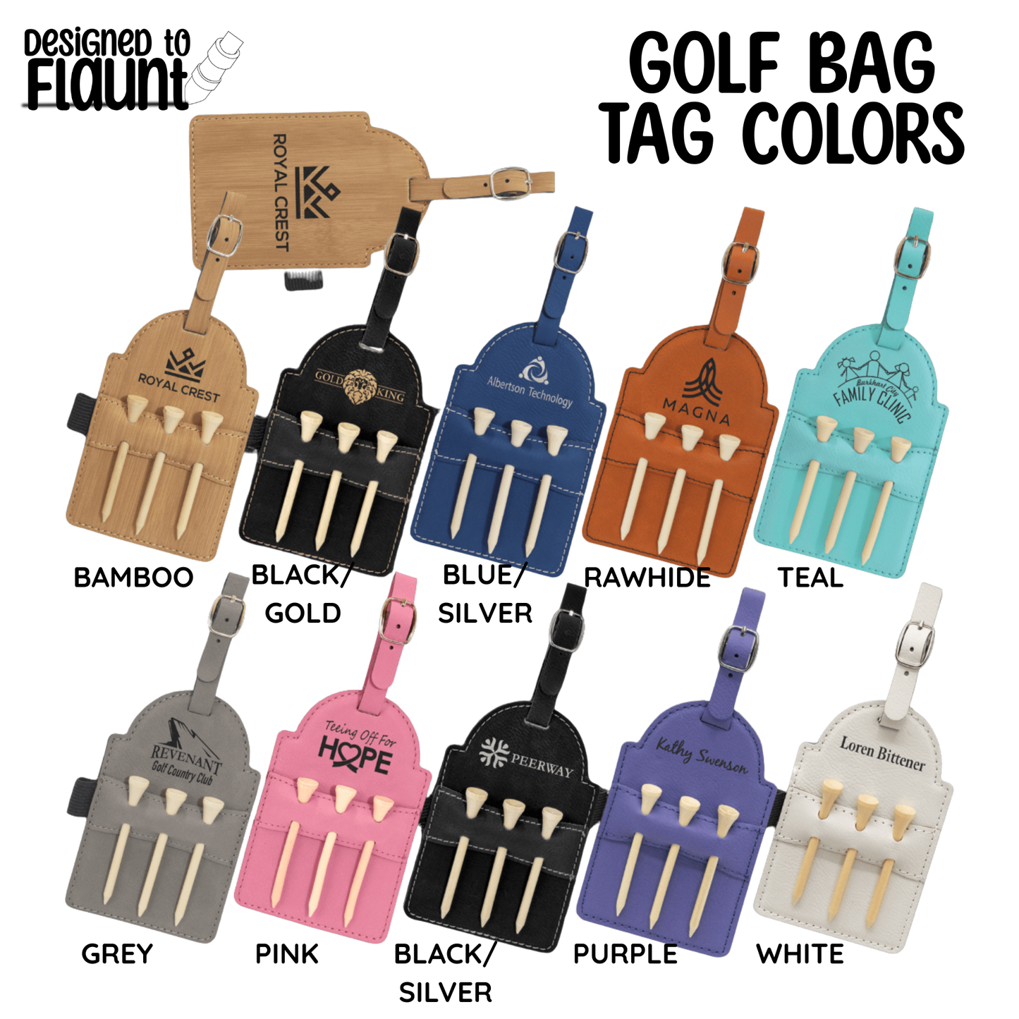 How To Golf Bag Tag