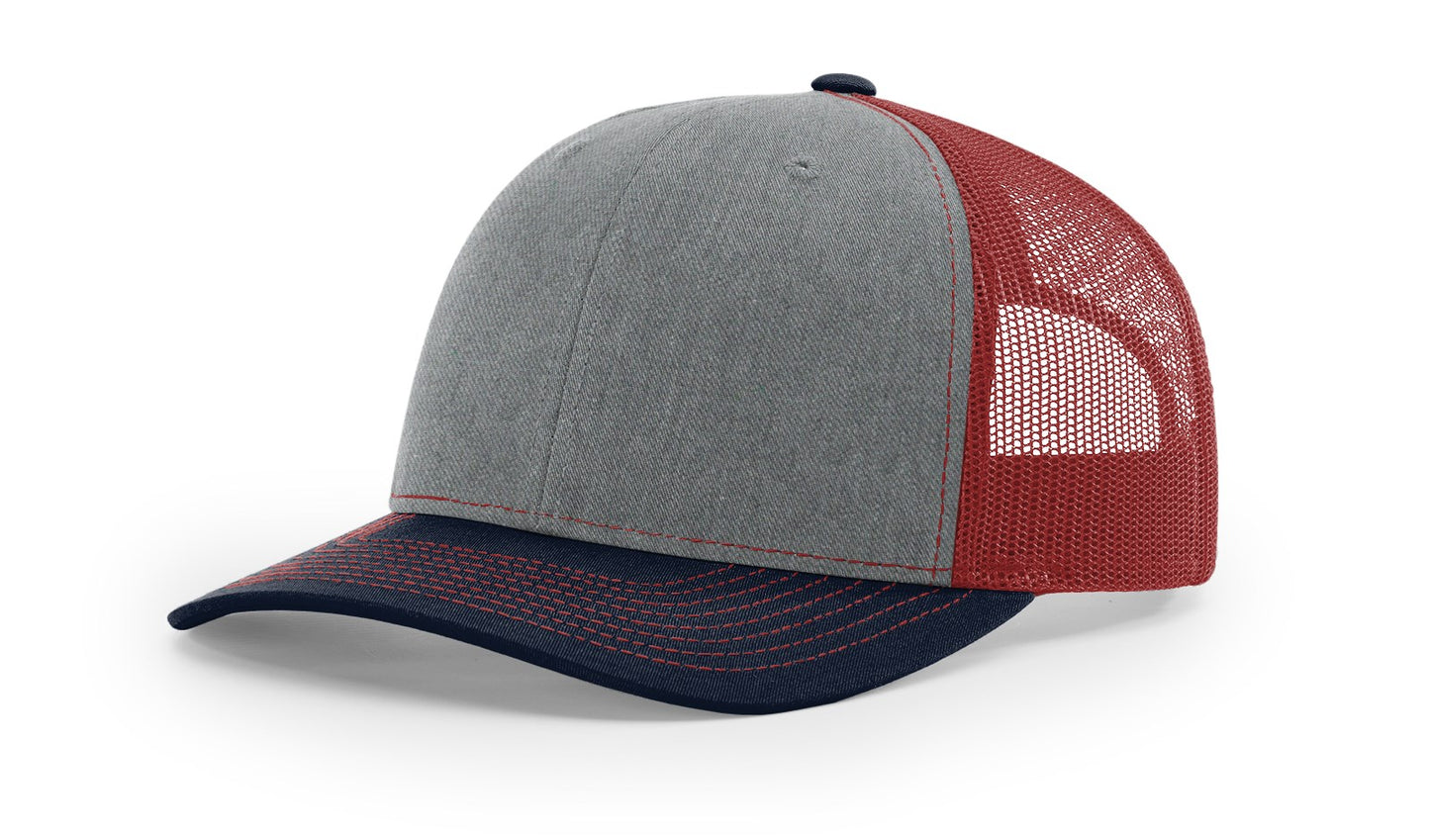 UV Printed Moose Scene Men's Richardson 112 Trucker Hat