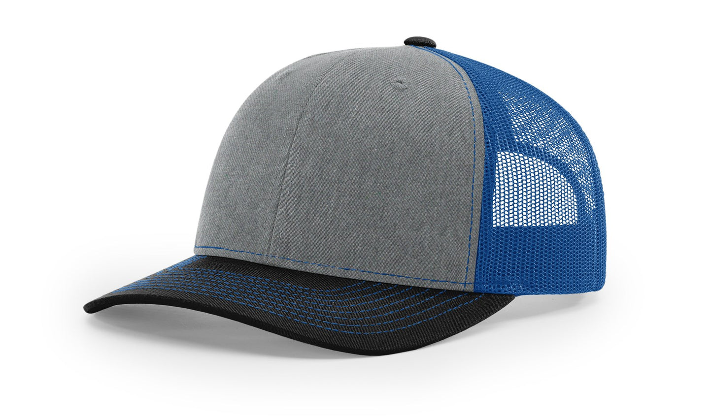 UV Printed KC Camo Flag Men's Richardson 112 Trucker Hat