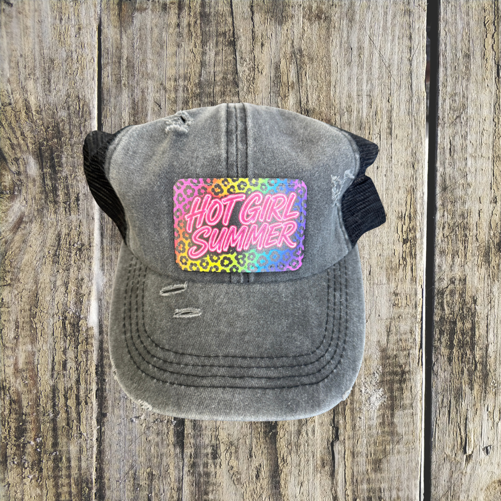 Hot Girl Summer Women's Ponytail Hat