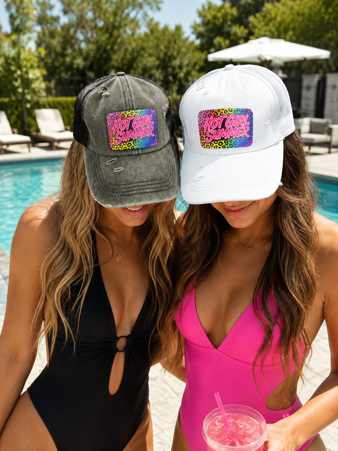 Hot Girl Summer Women's Ponytail Hat