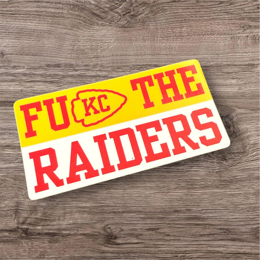 FU KC The Raiders Sticker