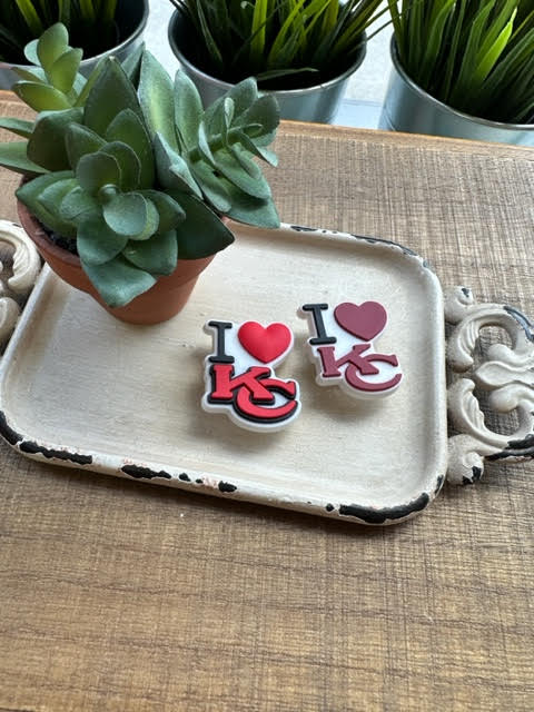 I Love KC Shoe Charm