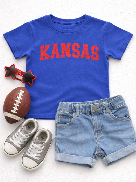 Kansas Arched Toddler & Youth Tee