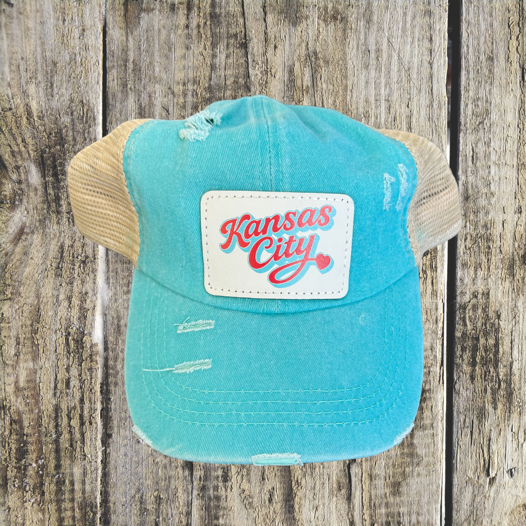Kansas City Home Team Soccer Script Women's Ponytail Hat