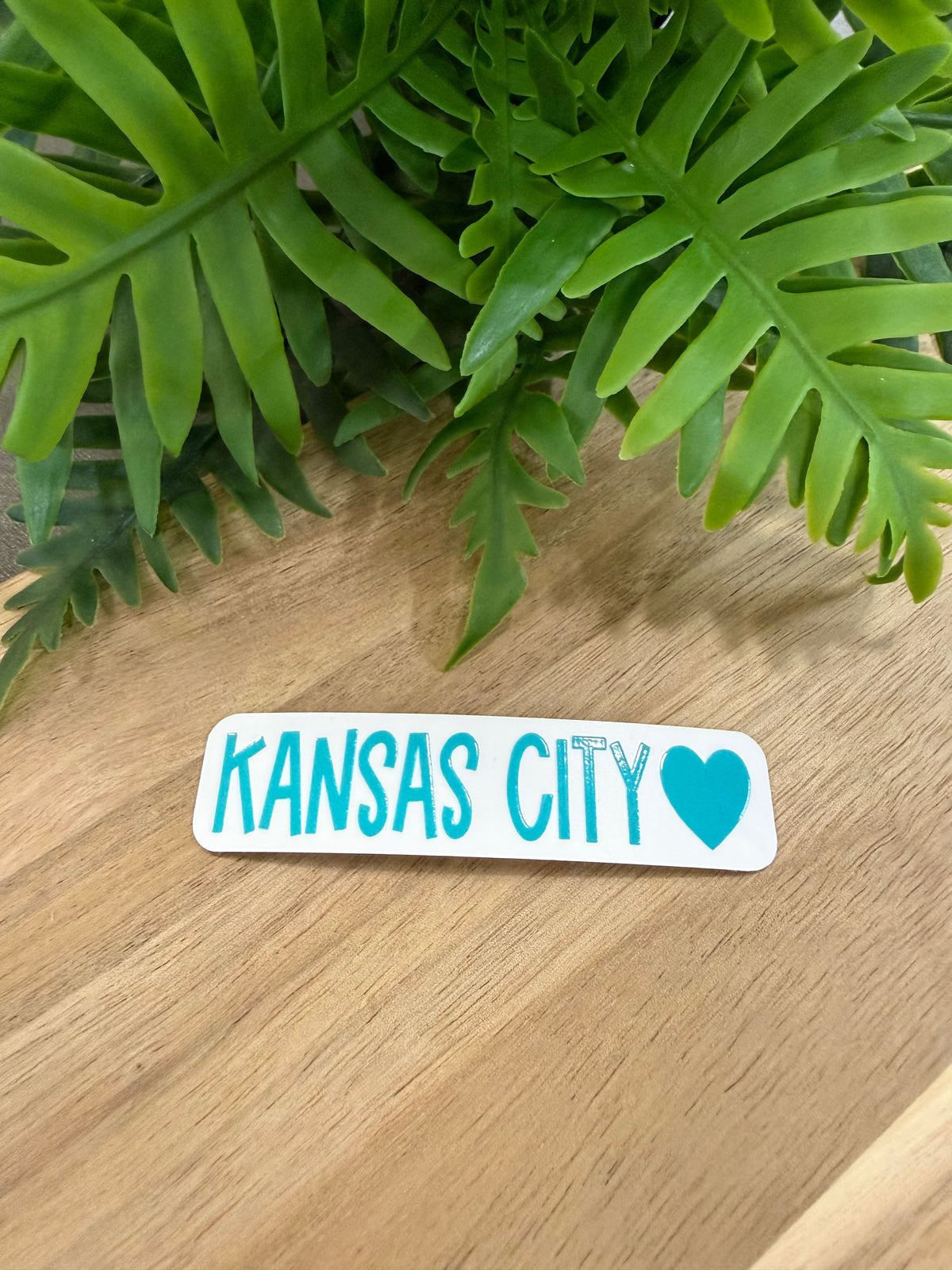 Kansas City Heart Glossy Sticker – 4 Colors