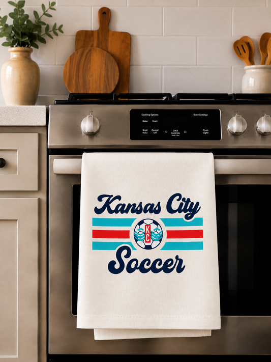 Kansas City Soccer Tea Towel