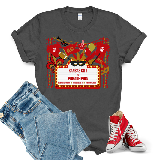 KC Mardi Gras Big Game Tee