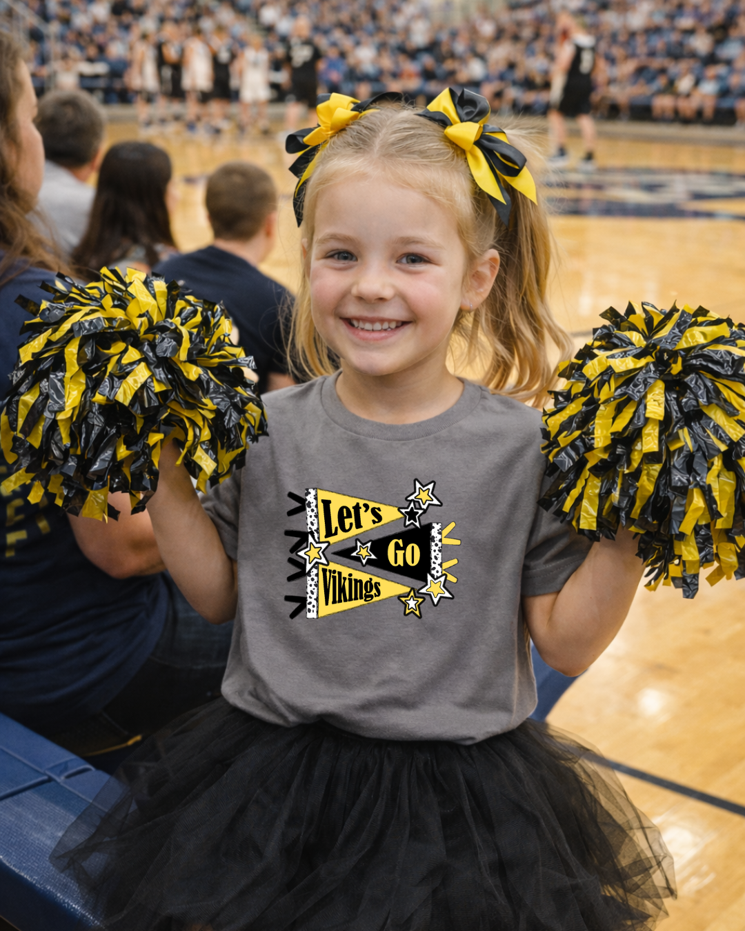 Let's Go Vikings Spirit Wear Youth and Toddler Tee