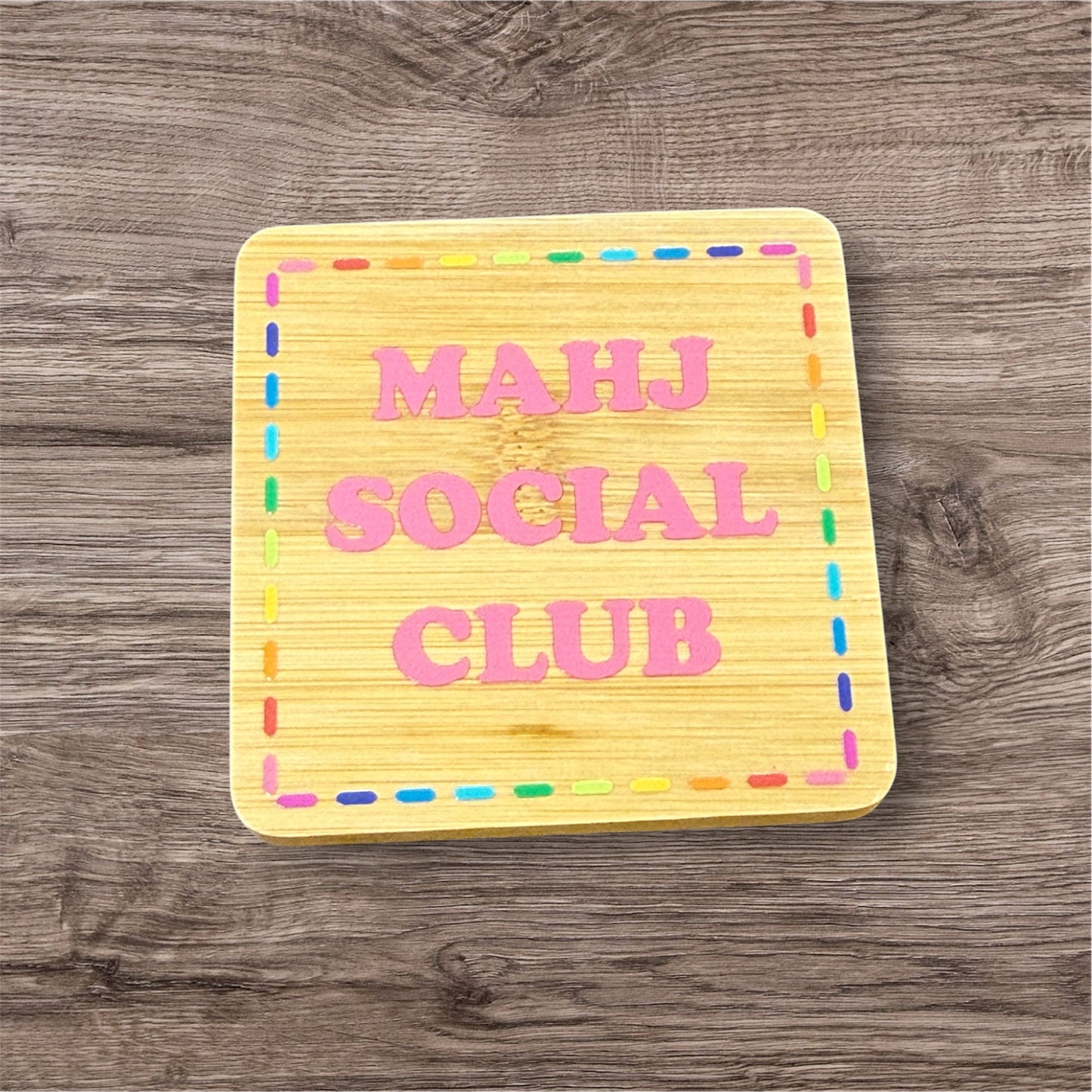 MAHJ Social Club Coaster