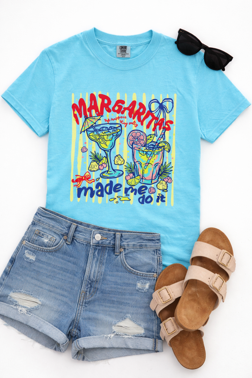 Margaritas Made Me Do It Tee