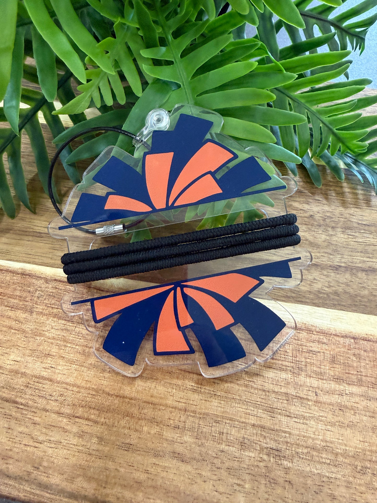 Cheer Ponytail Holder Keychain | Cheer Gifts | Custom Team Gifts | Fundraiser Ideas