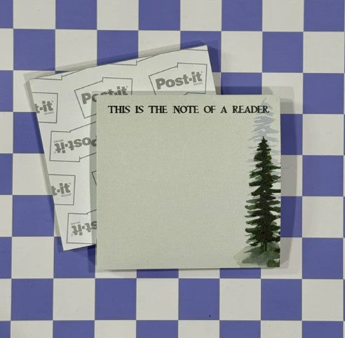 Note of a Reader Sticky Note