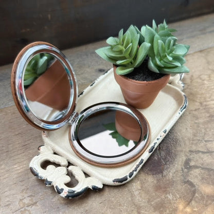 Faith Over Fear Compact Mirror