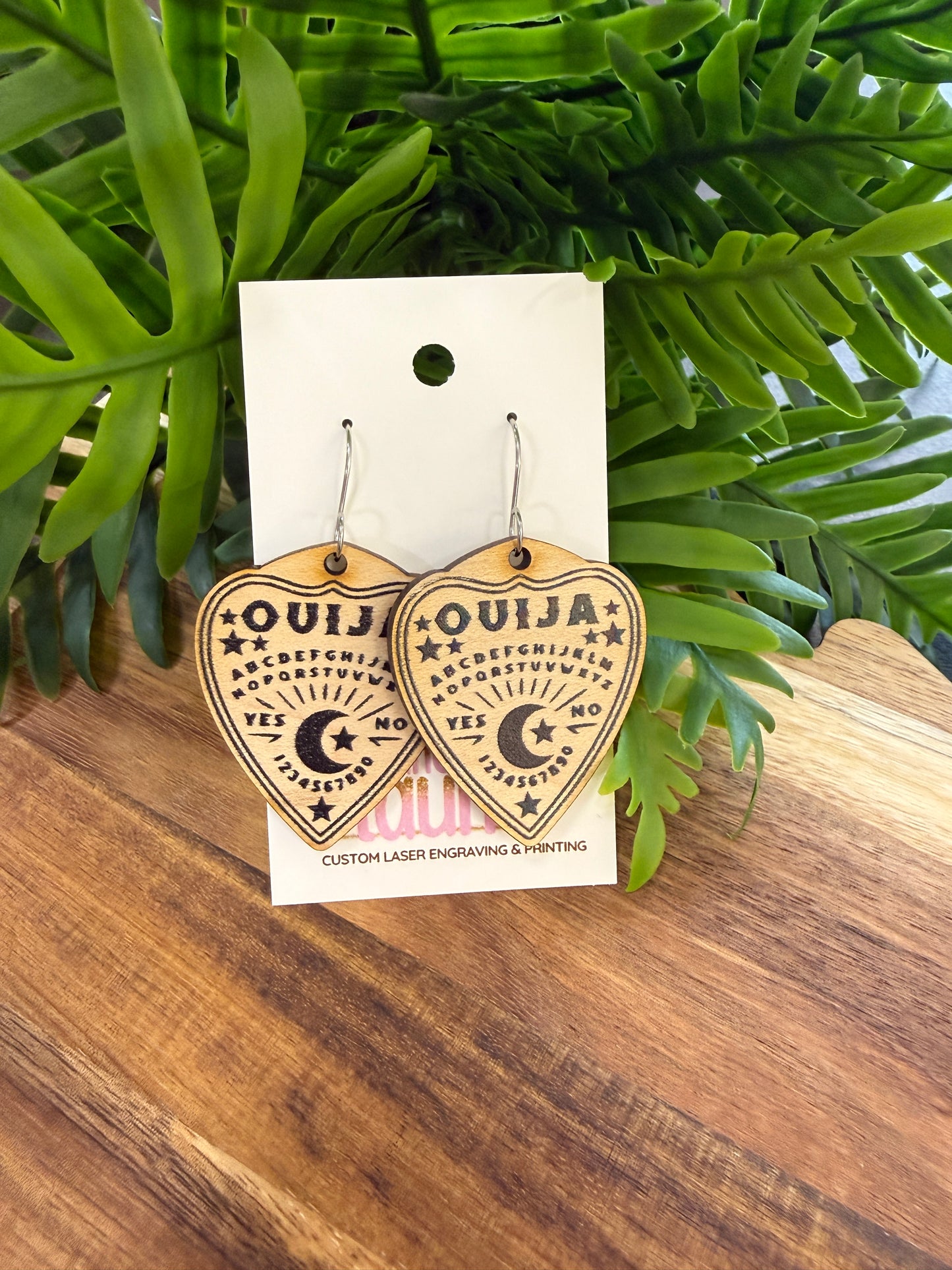 OUIJA Board & Planchette Earrings