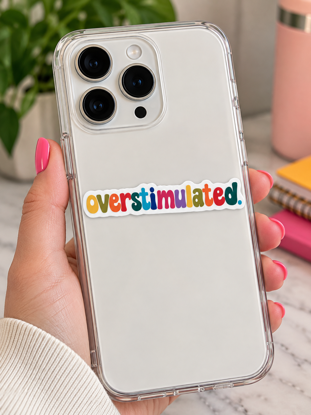 Overstimulated Sticker