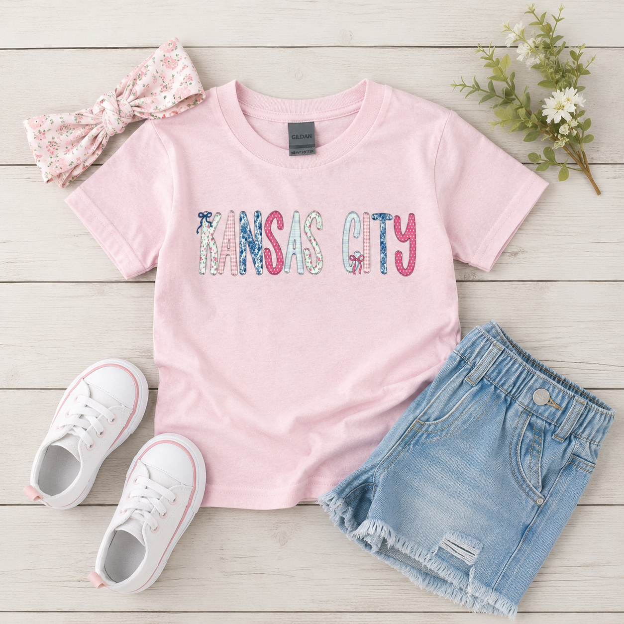 Preppy Kansas City Youth / Toddler Tee | Kansas City Youth Tee