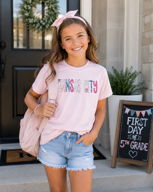 Preppy Kansas City Youth / Toddler Tee | Kansas City Youth Tee