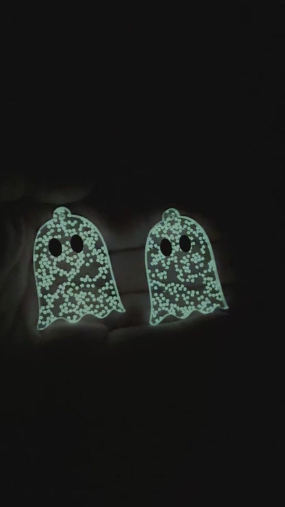 UV Printed Glown' and Ghoulin' Acrylic Dangle Earrings