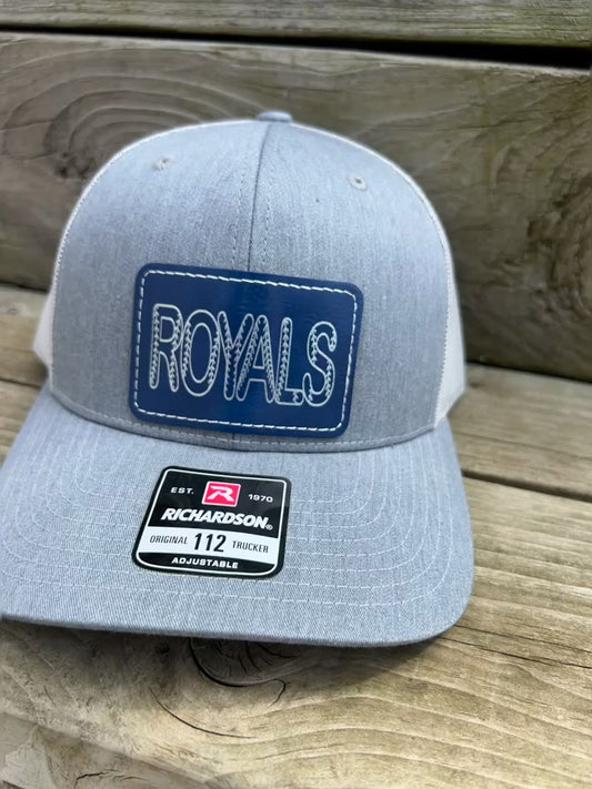 Royals Baseball Stitching Men's Richardson 112 Trucker Hat
