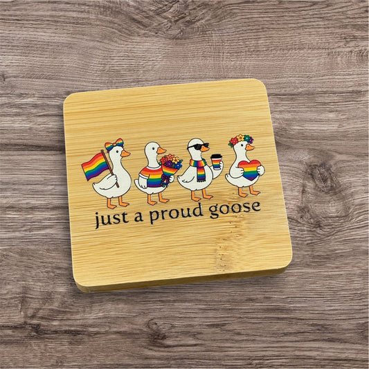 Proud Goose Pride UV Printed Coaster