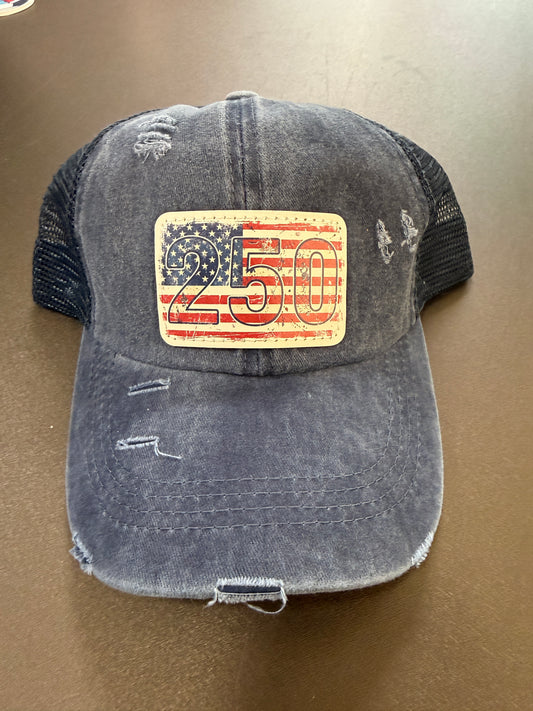 All-American 250 Celebration Women's Ponytail Hat