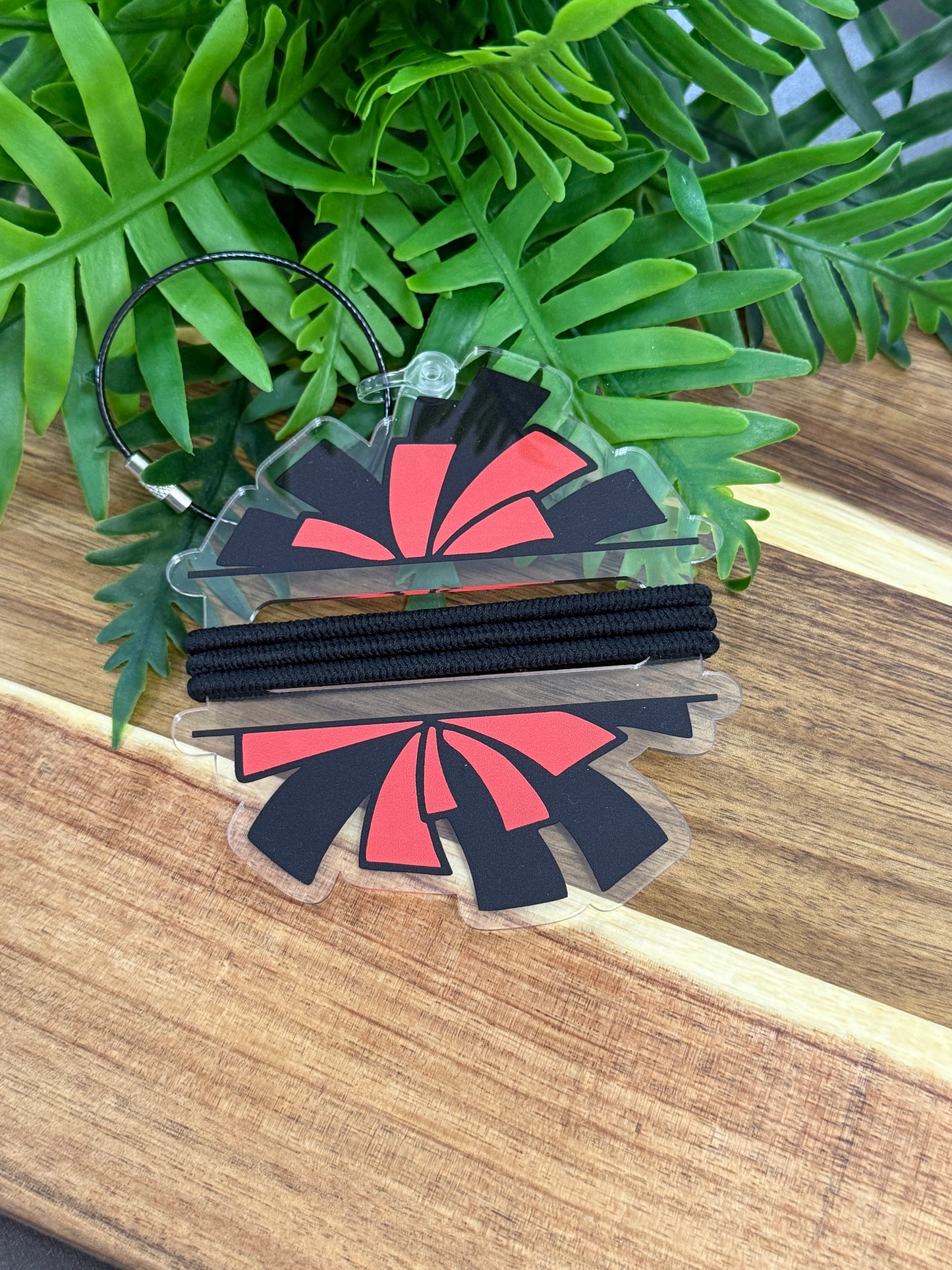 Cheer Ponytail Holder Keychain | Cheer Gifts | Custom Team Gifts | Fundraiser Ideas